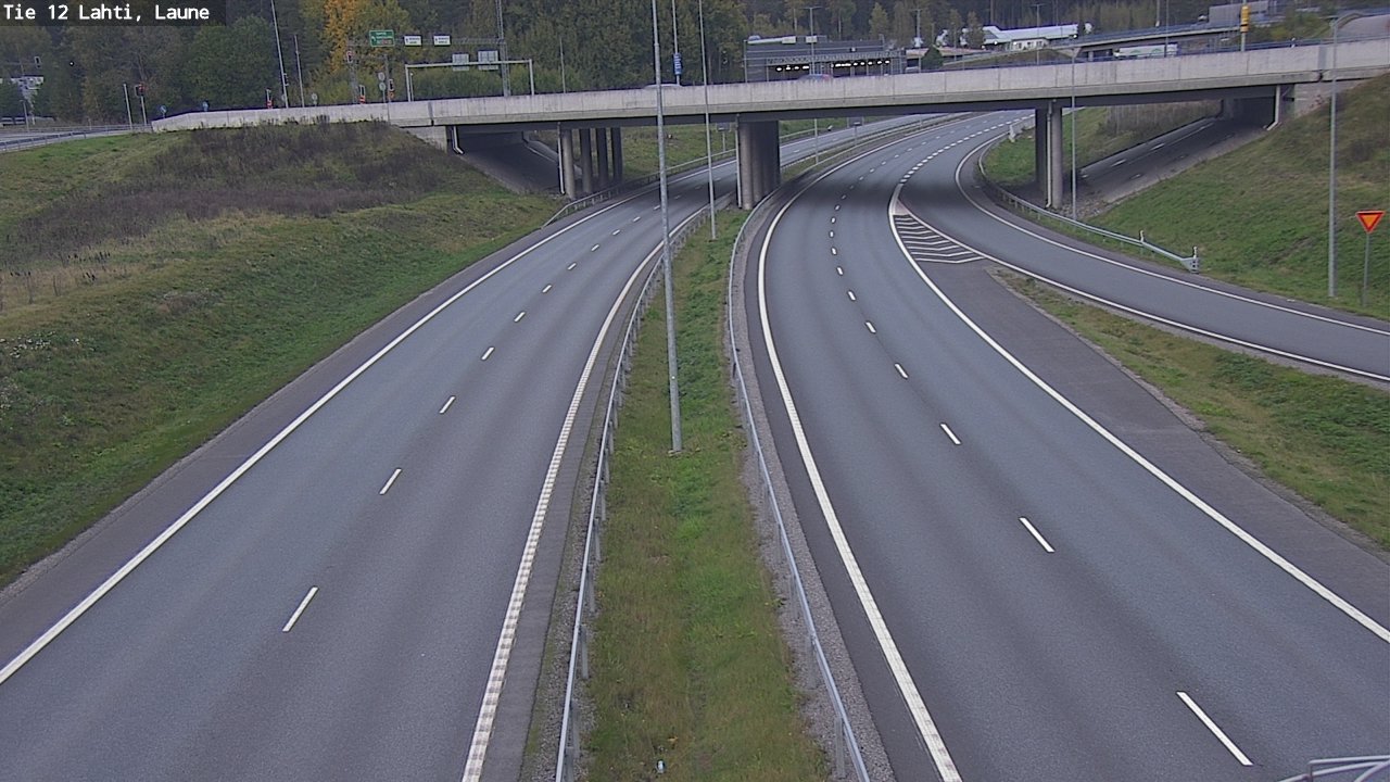 Weather Camera Image Väg 12 Lahtis, Laune, Lahti, Päijät-Häme