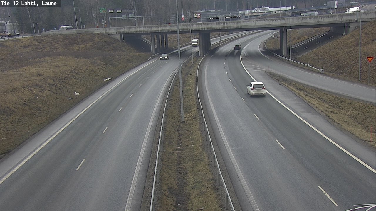 Weather Camera Image Road 12 Lahti, Laune, Lahti, Päijät-Häme