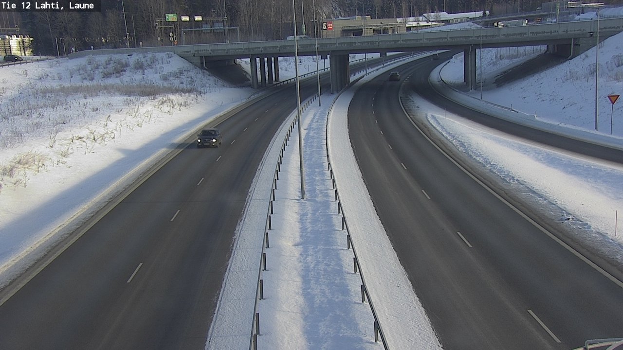 Weather Camera Image Road 12 Lahti, Laune, Lahti, Päijät-Häme
