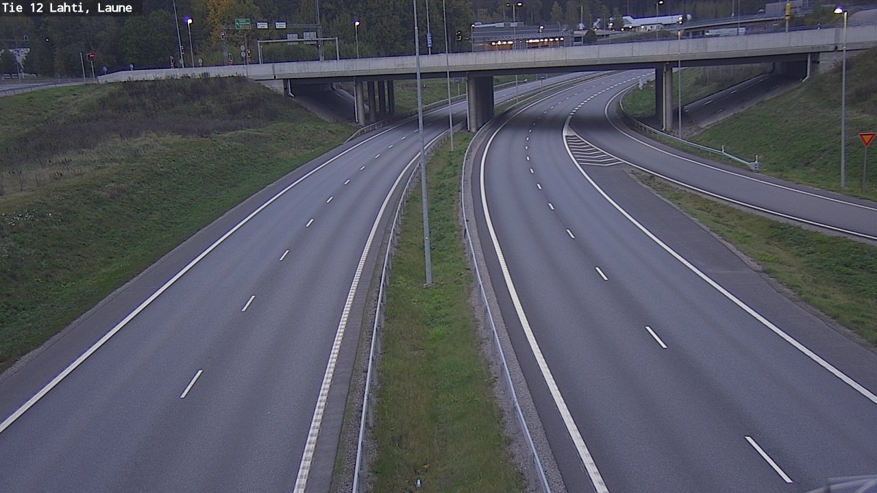 Weather Camera Image Väg 12 Lahtis, Laune, Lahti, Päijät-Häme