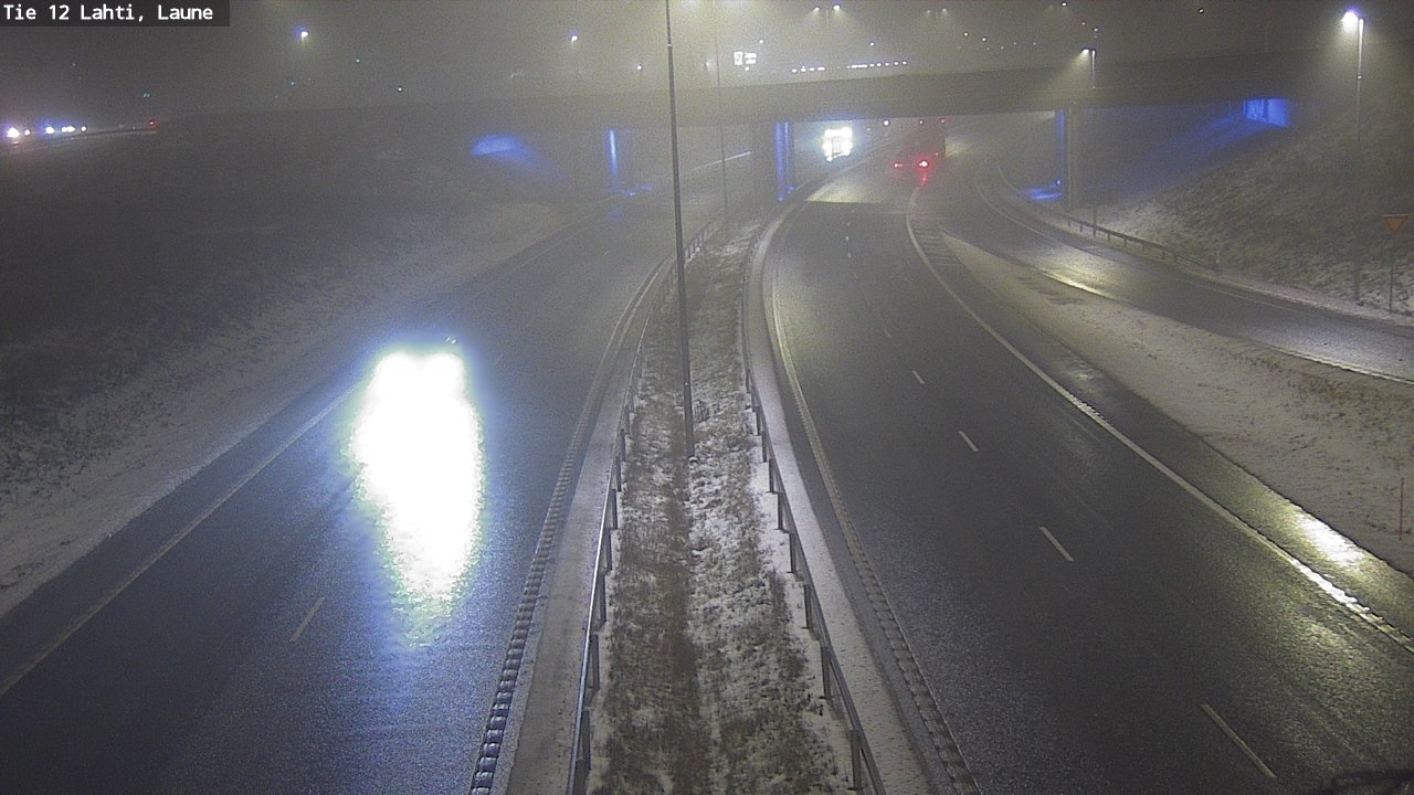 Weather Camera Image Väg 12 Lahtis, Laune, Lahti, Päijät-Häme