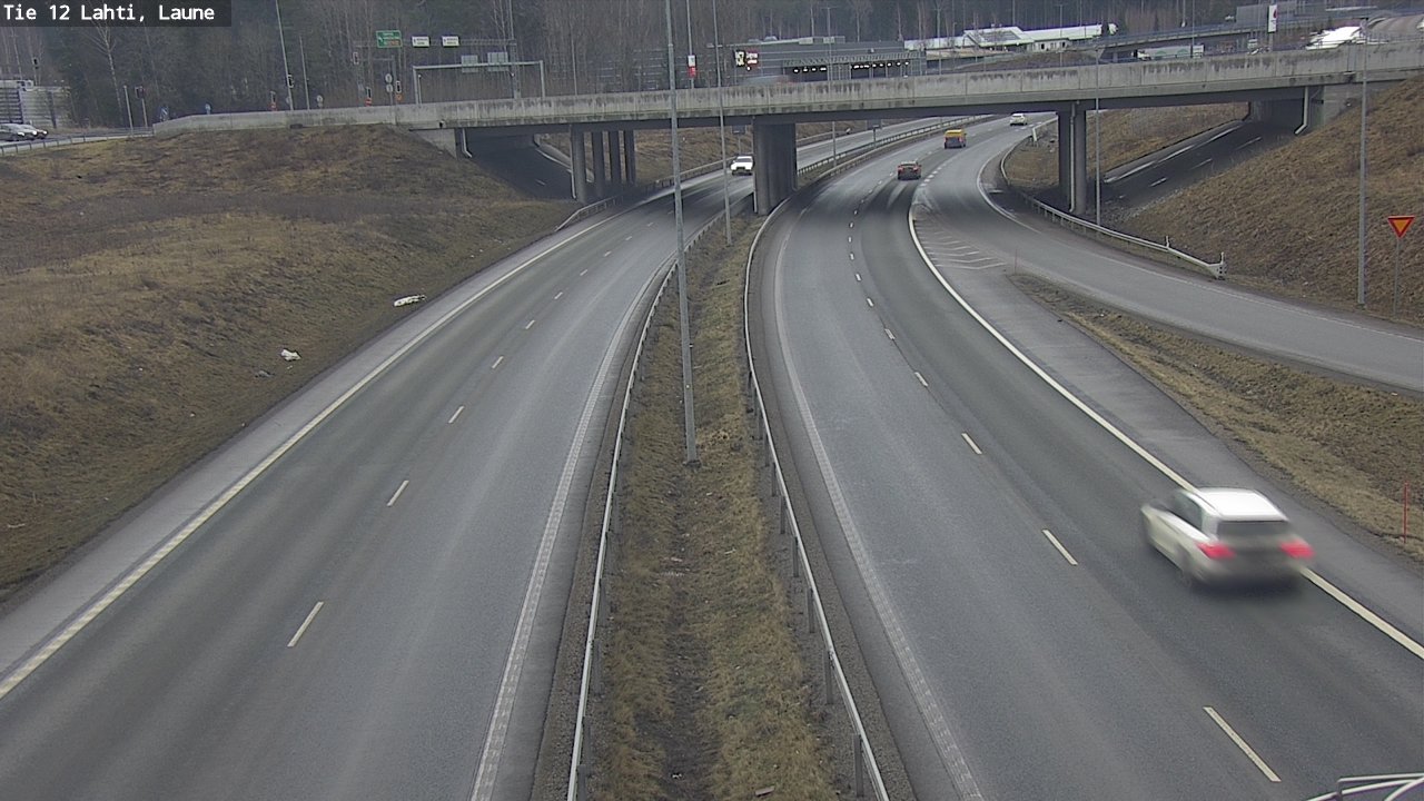 Weather Camera Image Road 12 Lahti, Laune, Lahti, Päijät-Häme
