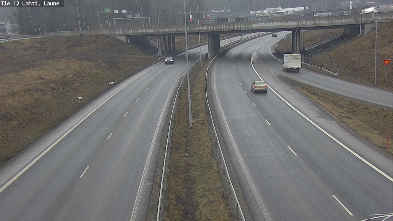 Weather Camera Image Road 12 Lahti, Laune, Lahti, Päijät-Häme