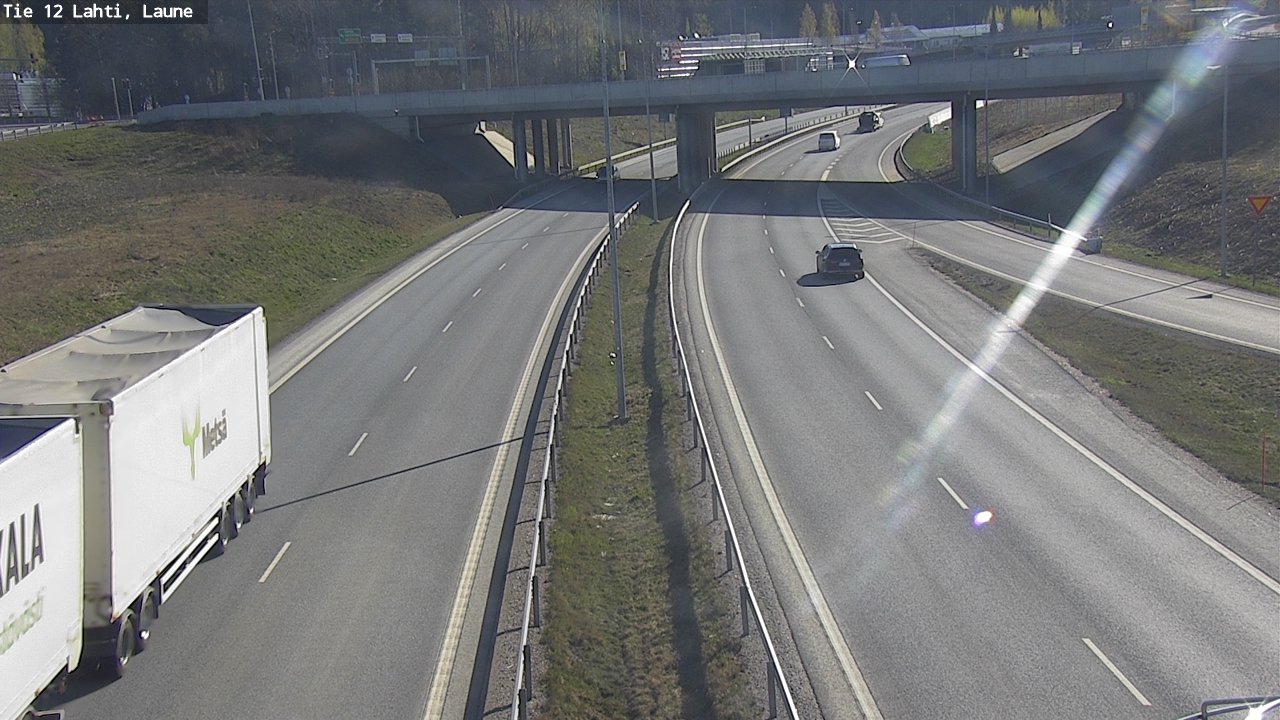 Weather Camera Image Road 12 Lahti, Laune, Lahti, Päijät-Häme