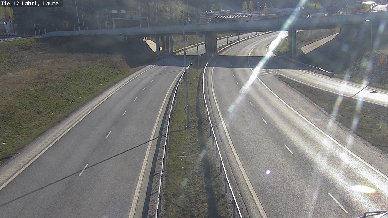 Weather Camera Image Väg 12 Lahtis, Laune, Lahti, Päijät-Häme