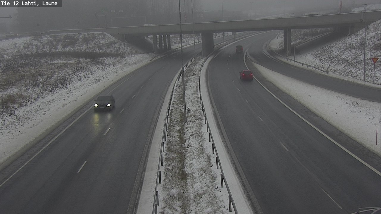 Weather Camera Image Väg 12 Lahtis, Laune, Lahti, Päijät-Häme