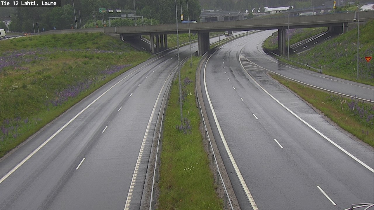 Weather Camera Image Väg 12 Lahtis, Laune, Lahti, Päijät-Häme