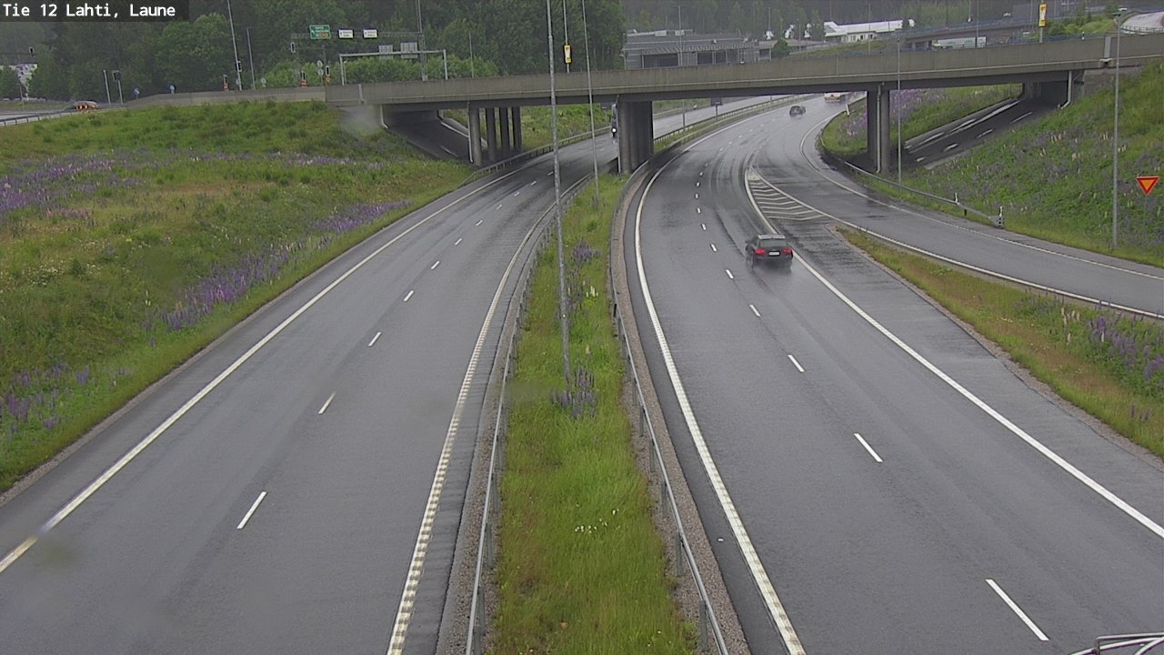 Weather Camera Image Väg 12 Lahtis, Laune, Lahti, Päijät-Häme