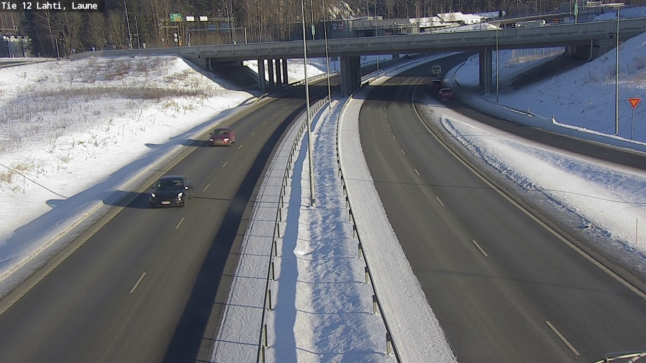 Weather Camera Image Väg 12 Lahtis, Laune, Lahti, Päijät-Häme