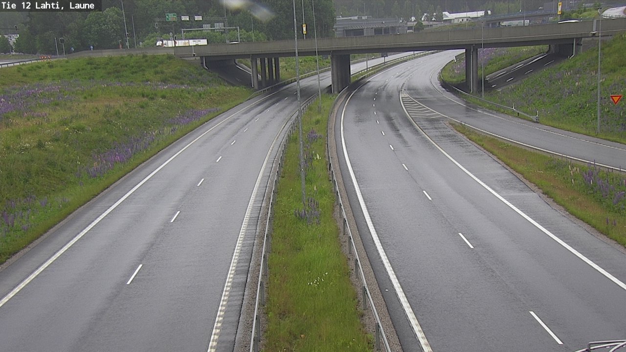 Weather Camera Image Väg 12 Lahtis, Laune, Lahti, Päijät-Häme