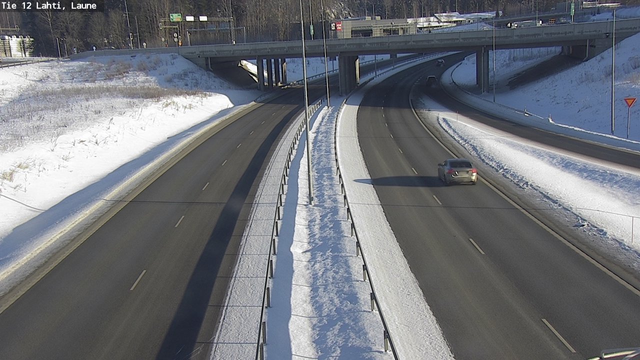 Weather Camera Image Road 12 Lahti, Laune, Lahti, Päijät-Häme