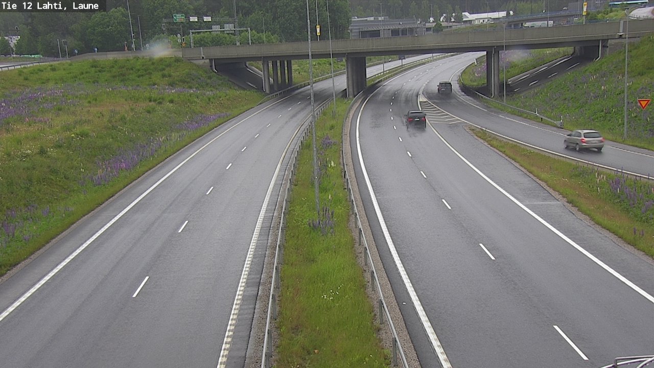 Weather Camera Image Väg 12 Lahtis, Laune, Lahti, Päijät-Häme