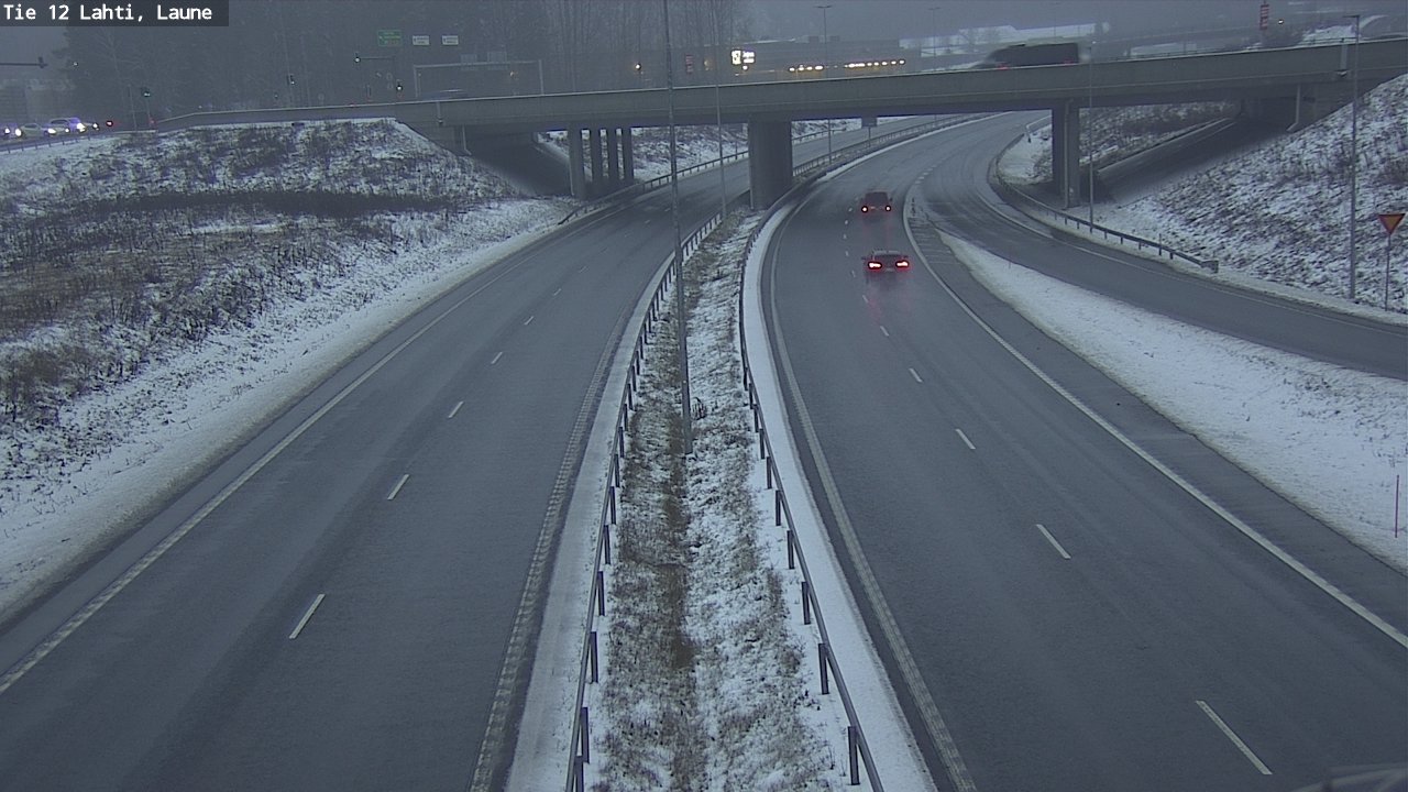 Weather Camera Image Väg 12 Lahtis, Laune, Lahti, Päijät-Häme