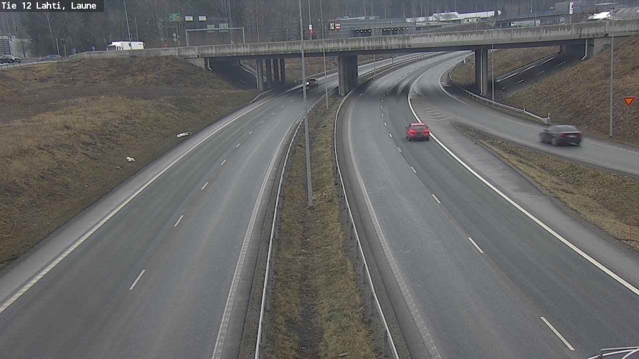 Weather Camera Image Road 12 Lahti, Laune, Lahti, Päijät-Häme