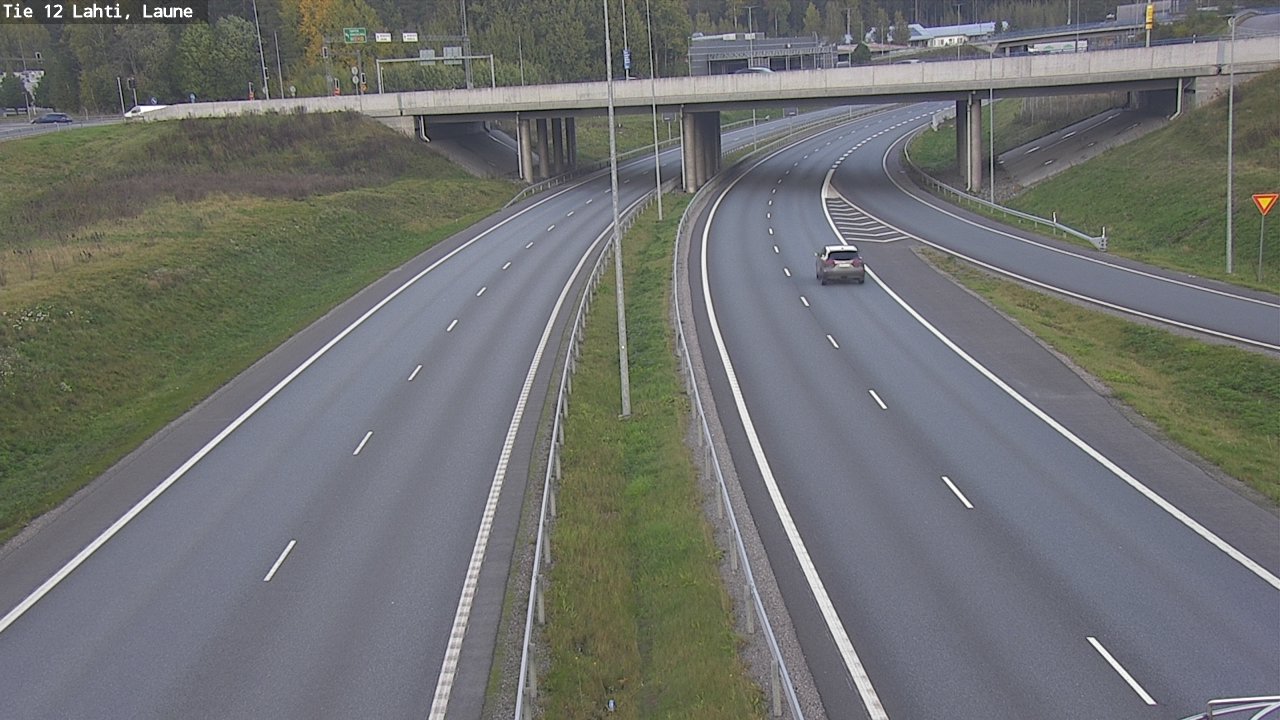 Weather Camera Image Väg 12 Lahtis, Laune, Lahti, Päijät-Häme