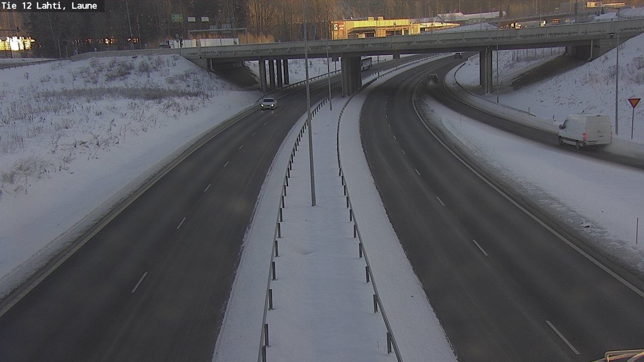 Weather Camera Image Road 12 Lahti, Laune, Lahti, Päijät-Häme