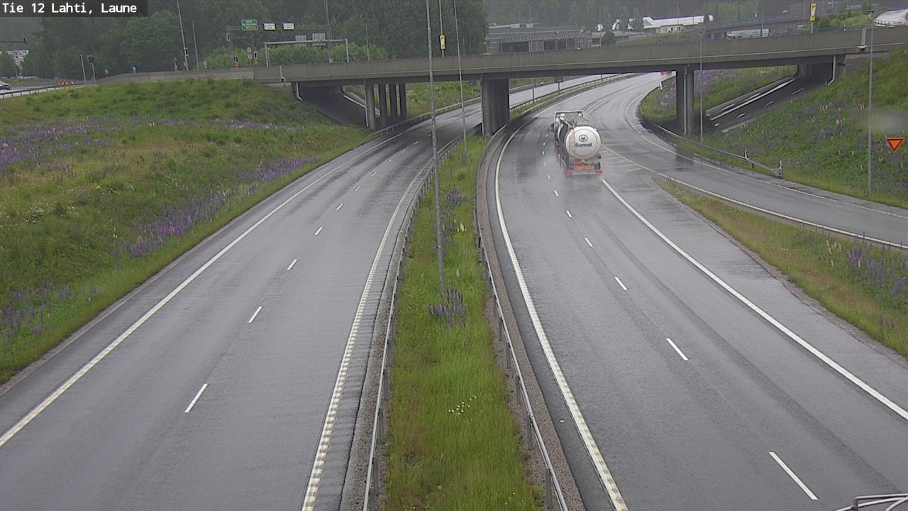 Weather Camera Image Väg 12 Lahtis, Laune, Lahti, Päijät-Häme
