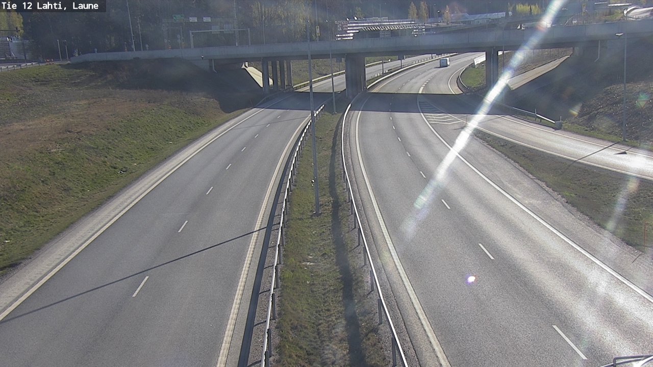 Weather Camera Image Road 12 Lahti, Laune, Lahti, Päijät-Häme