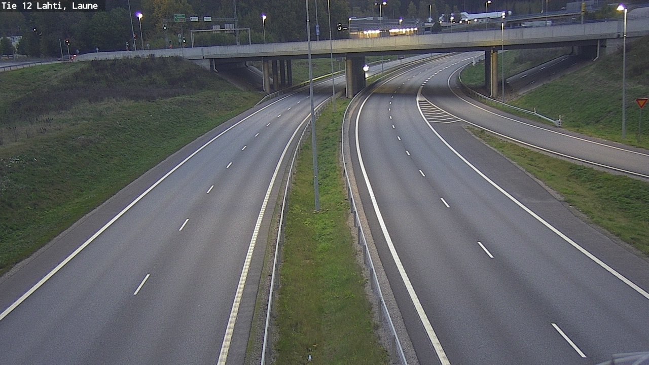 Weather Camera Image Väg 12 Lahtis, Laune, Lahti, Päijät-Häme