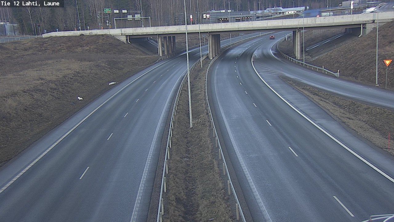 Weather Camera Image Väg 12 Lahtis, Laune, Lahti, Päijät-Häme
