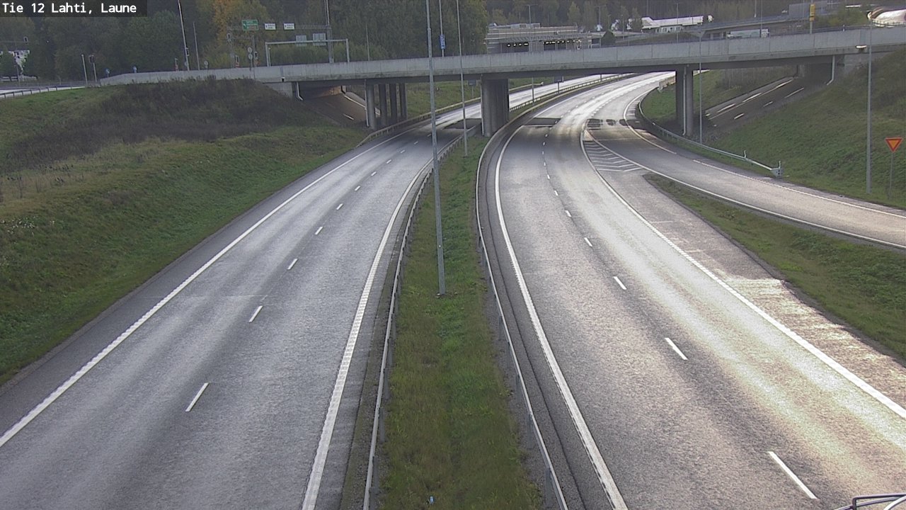 Weather Camera Image Väg 12 Lahtis, Laune, Lahti, Päijät-Häme