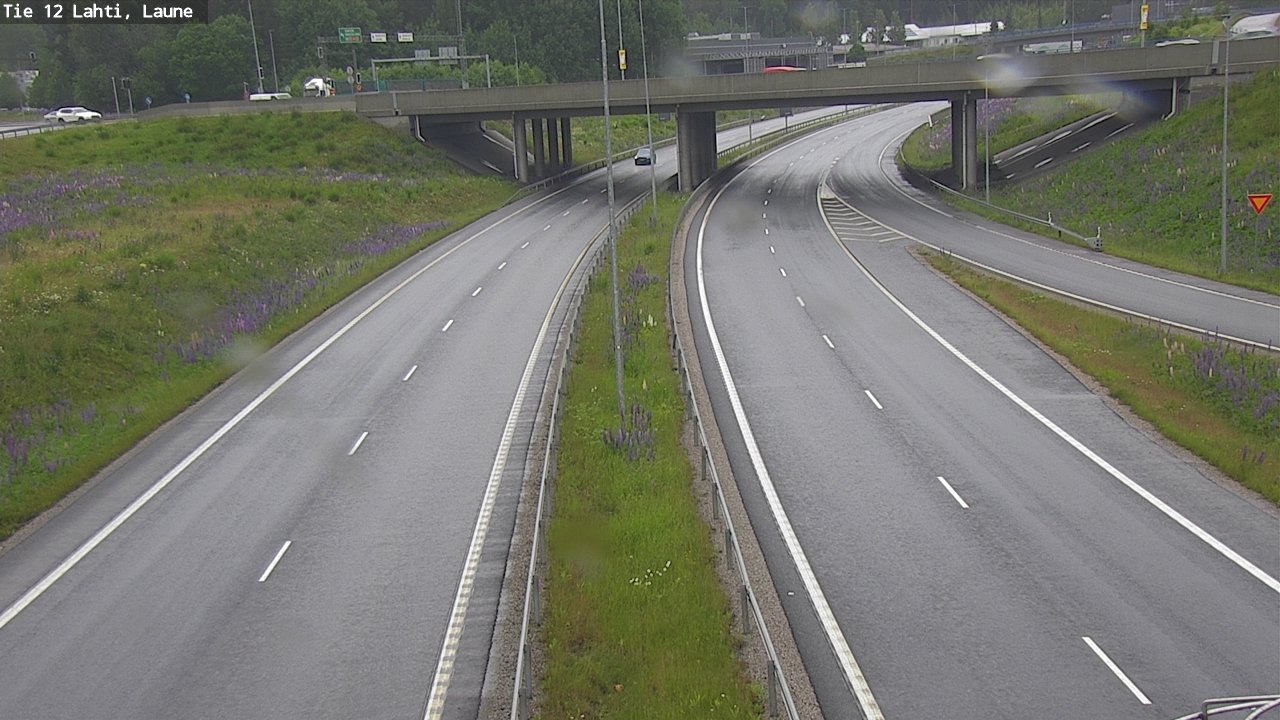 Weather Camera Image Väg 12 Lahtis, Laune, Lahti, Päijät-Häme