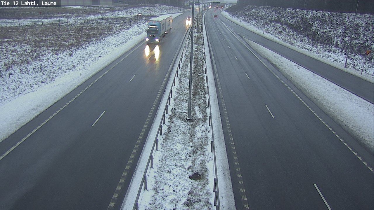 Weather Camera Image Väg 12 Lahtis, Laune, Lahti, Päijät-Häme