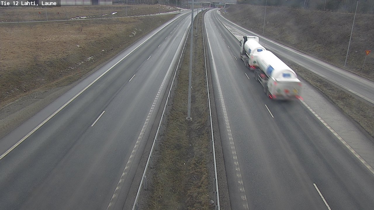 Weather Camera Image Road 12 Lahti, Laune, Lahti, Päijät-Häme