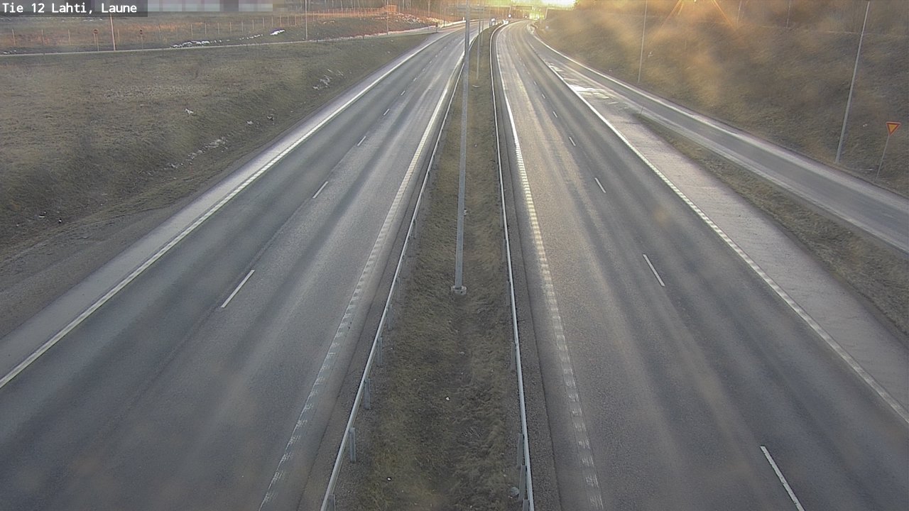 Weather Camera Image Road 12 Lahti, Laune, Lahti, Päijät-Häme