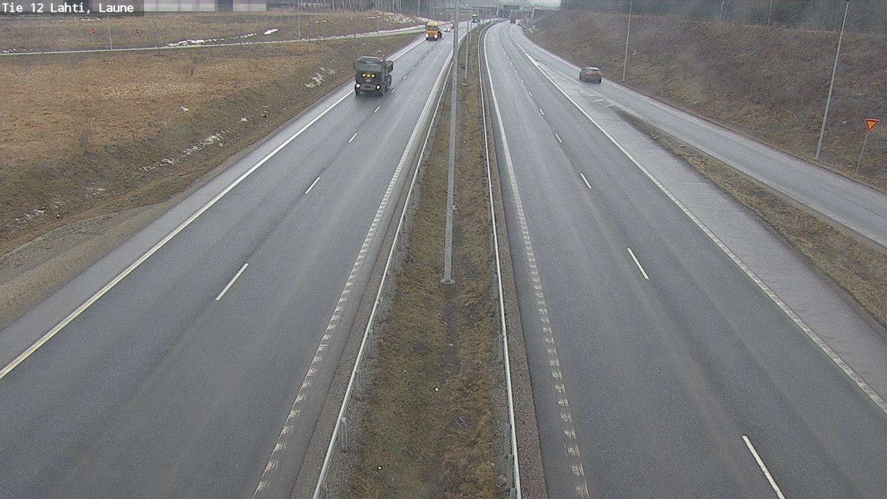 Weather Camera Image Väg 12 Lahtis, Laune, Lahti, Päijät-Häme