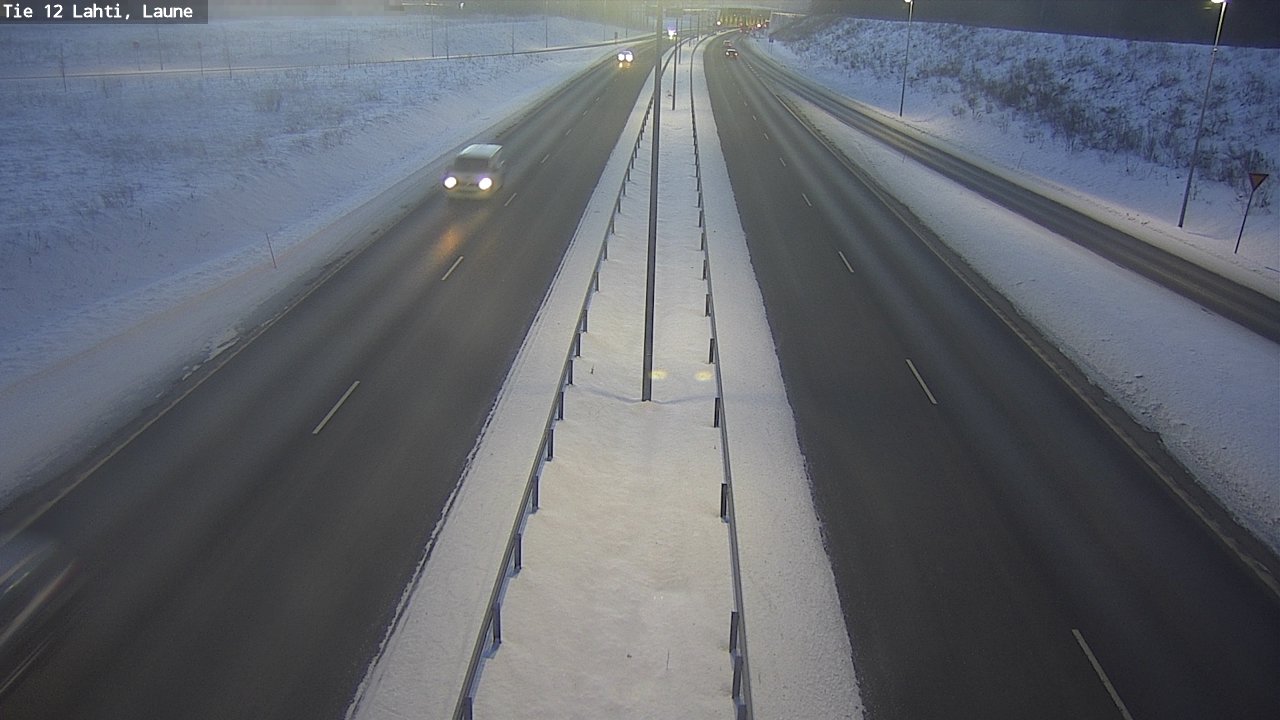Weather Camera Image Road 12 Lahti, Laune, Lahti, Päijät-Häme