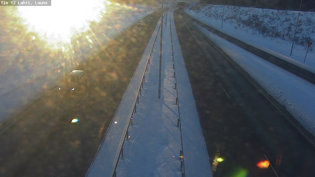 Weather Camera Image Road 12 Lahti, Laune, Lahti, Päijät-Häme