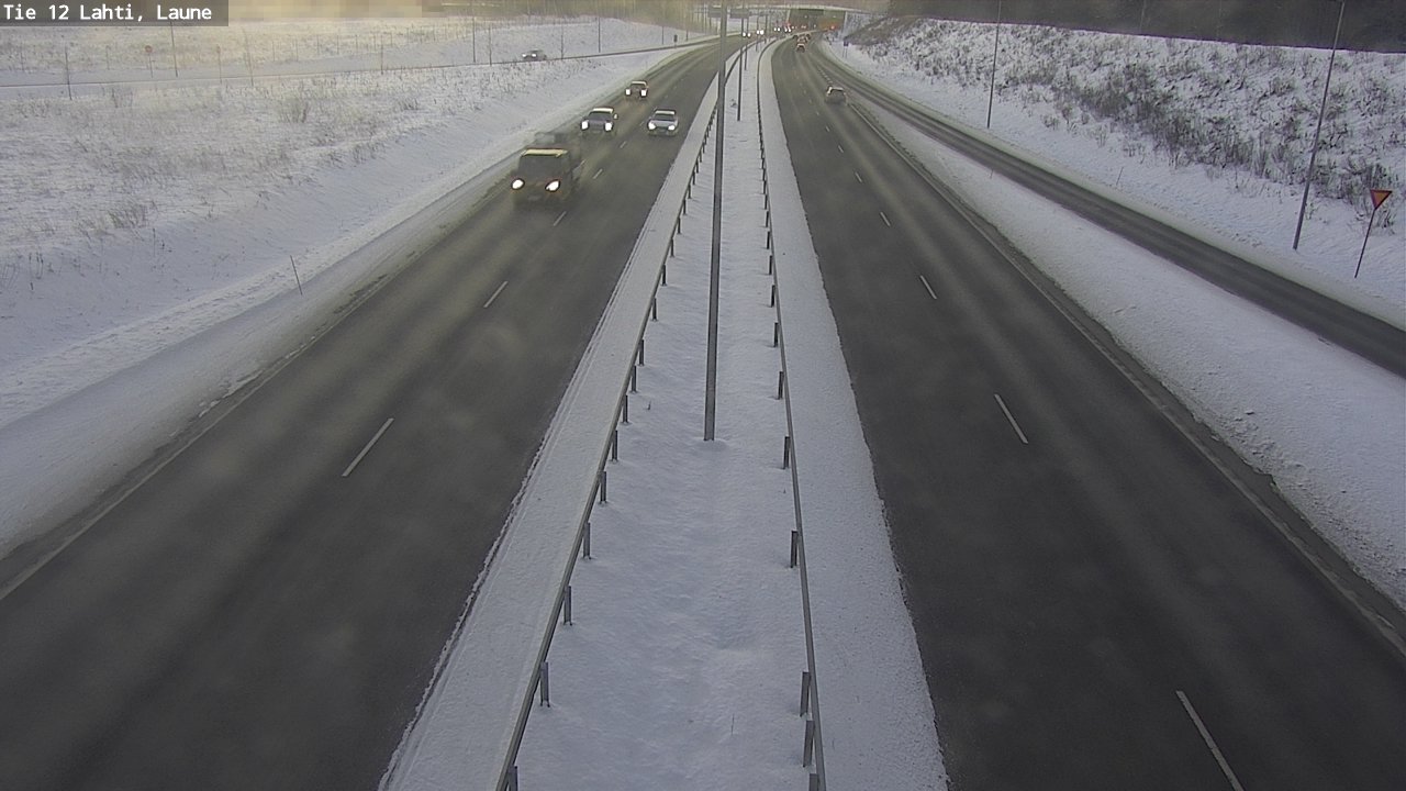 Weather Camera Image Road 12 Lahti, Laune, Lahti, Päijät-Häme