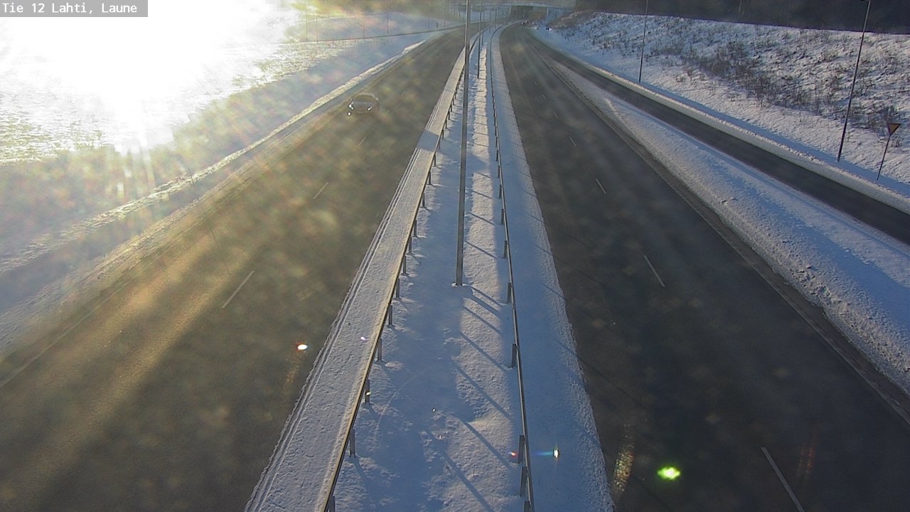 Weather Camera Image Road 12 Lahti, Laune, Lahti, Päijät-Häme