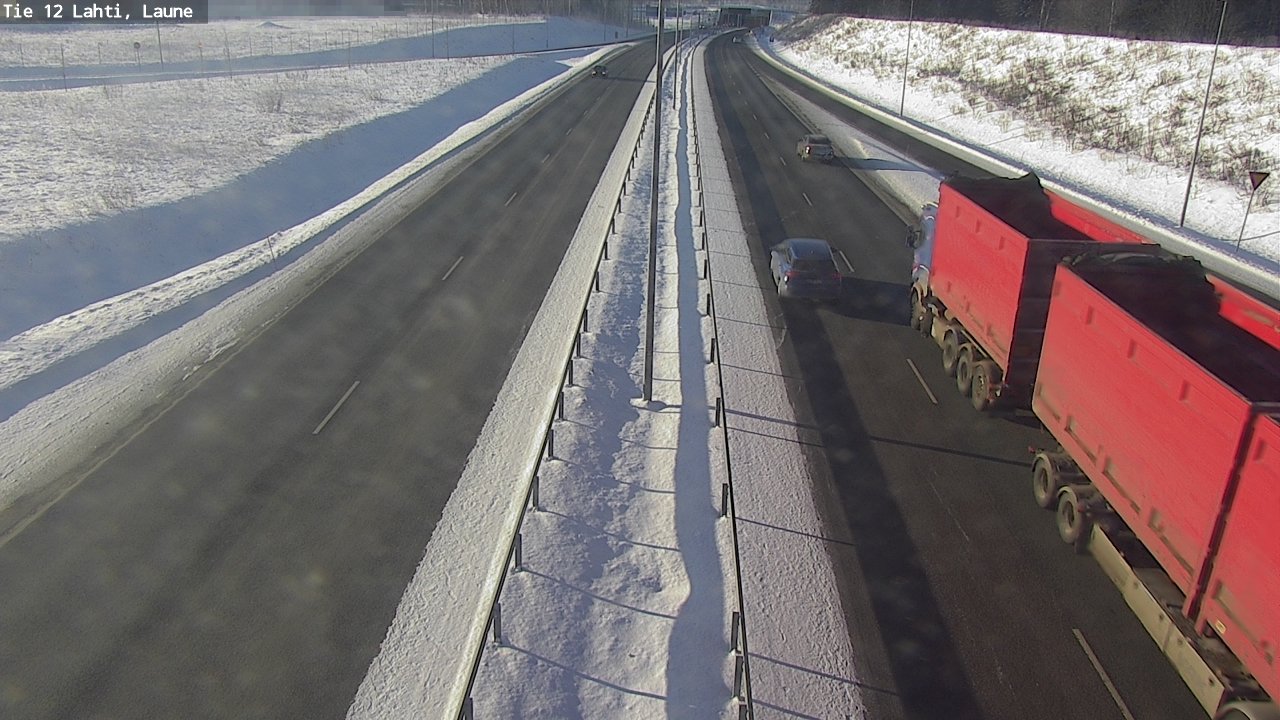 Weather Camera Image Väg 12 Lahtis, Laune, Lahti, Päijät-Häme