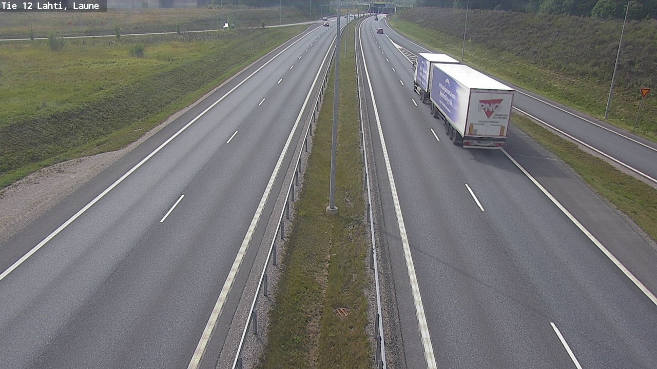 Weather Camera Image Road 12 Lahti, Laune, Lahti, Päijät-Häme