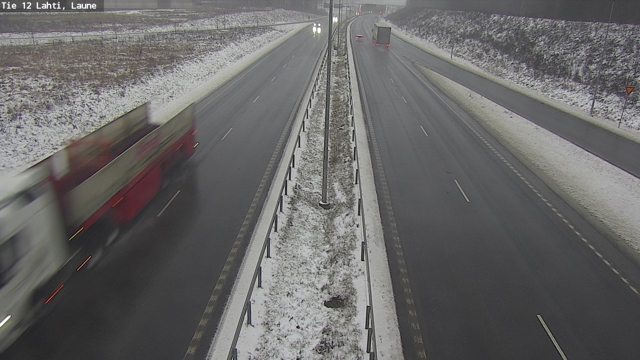 Weather Camera Image Väg 12 Lahtis, Laune, Lahti, Päijät-Häme