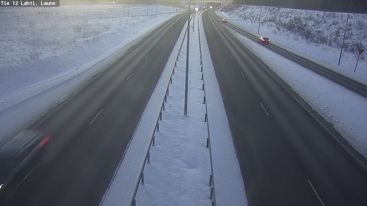 Weather Camera Image Road 12 Lahti, Laune, Lahti, Päijät-Häme
