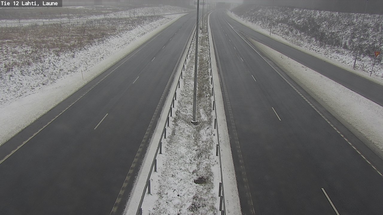 Weather Camera Image Väg 12 Lahtis, Laune, Lahti, Päijät-Häme