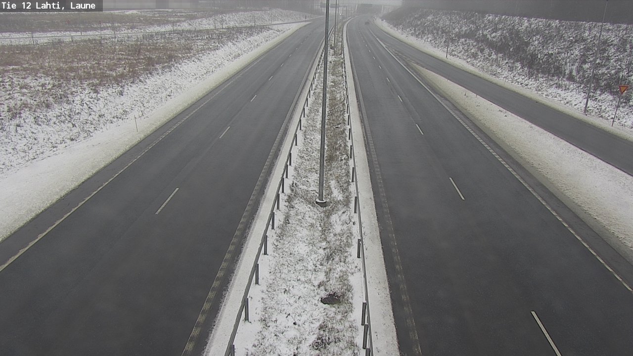 Weather Camera Image Väg 12 Lahtis, Laune, Lahti, Päijät-Häme