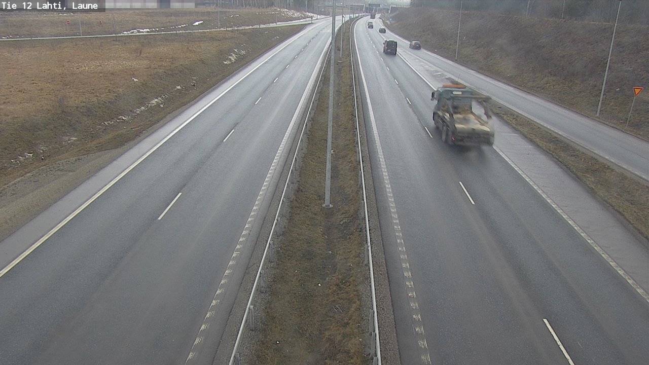Weather Camera Image Väg 12 Lahtis, Laune, Lahti, Päijät-Häme
