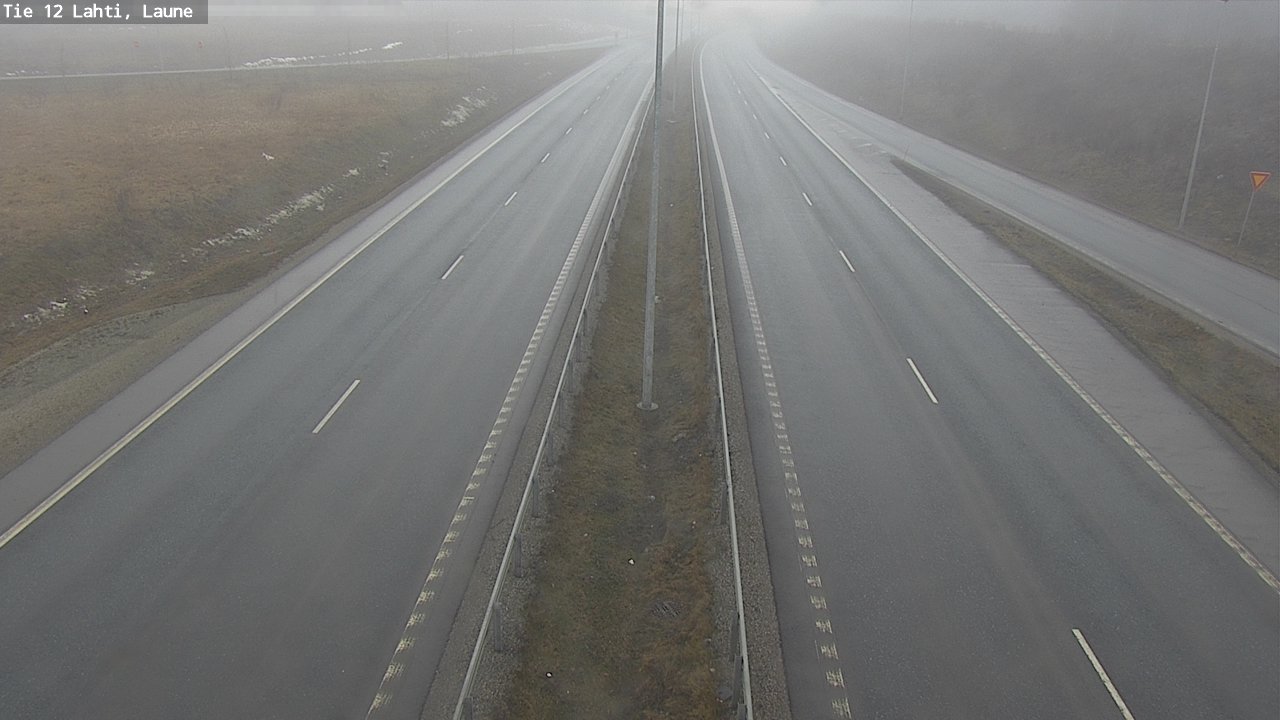 Weather Camera Image Väg 12 Lahtis, Laune, Lahti, Päijät-Häme