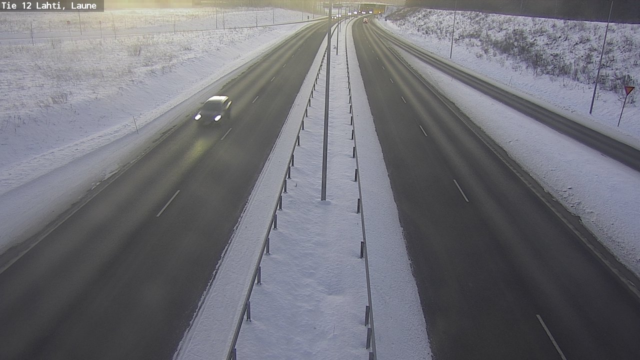 Weather Camera Image Road 12 Lahti, Laune, Lahti, Päijät-Häme