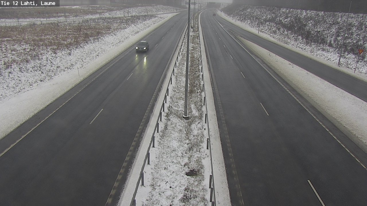 Weather Camera Image Väg 12 Lahtis, Laune, Lahti, Päijät-Häme
