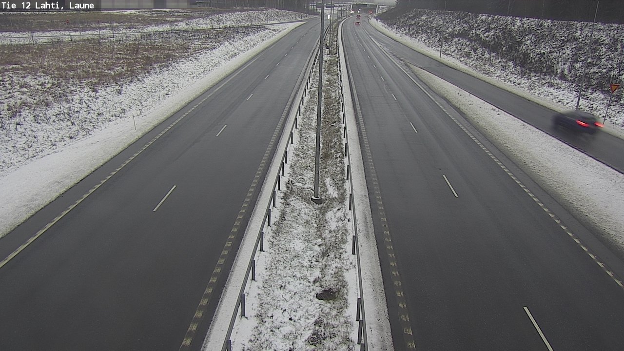 Weather Camera Image Väg 12 Lahtis, Laune, Lahti, Päijät-Häme