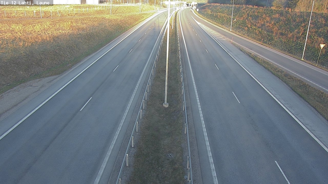Weather Camera Image Road 12 Lahti, Laune, Lahti, Päijät-Häme