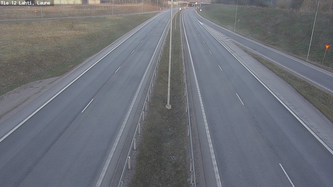 Weather Camera Image Road 12 Lahti, Laune, Lahti, Päijät-Häme