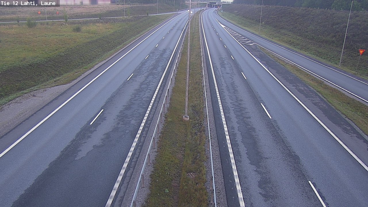 Weather Camera Image Road 12 Lahti, Laune, Lahti, Päijät-Häme