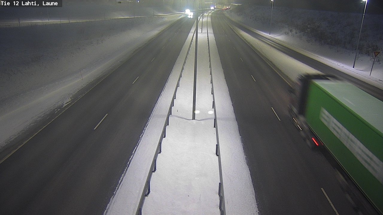 Weather Camera Image Road 12 Lahti, Laune, Lahti, Päijät-Häme
