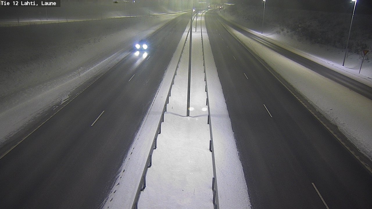 Weather Camera Image Road 12 Lahti, Laune, Lahti, Päijät-Häme